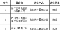 廣州供電局2017年第一批二級(jí)物資供應(yīng)商資質(zhì)能力評(píng)估結(jié)果公告