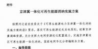 京津冀一體化可再生能源消納實(shí)施方案