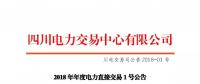 四川2018年度電力直接交易1號公告：風(fēng)電、光伏、部分水電企業(yè)可參與直接交易