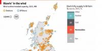 英國(guó)風(fēng)電地圖：近7000臺(tái)風(fēng)機(jī)、總裝機(jī)容量14<font color=