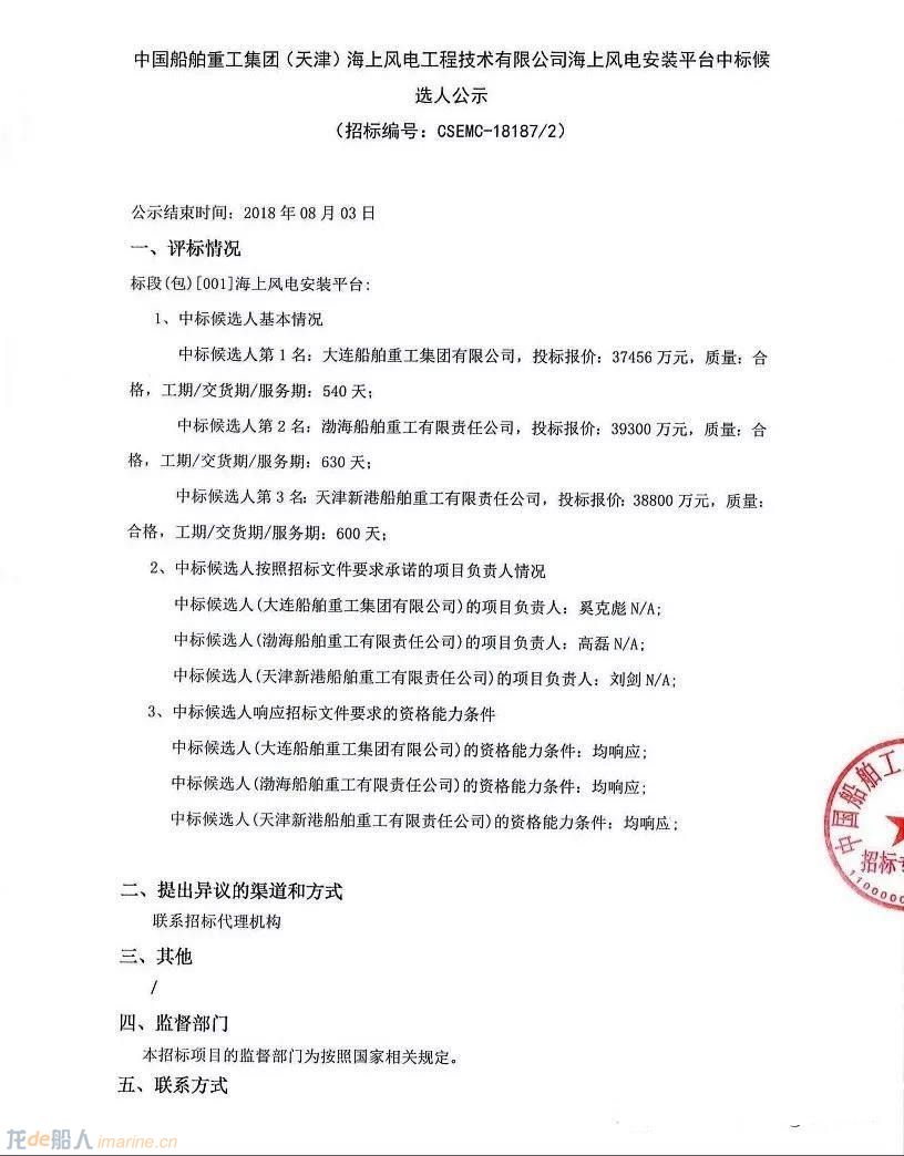 3.7億元！這家船廠將中標(biāo)海上風(fēng)電安裝平臺