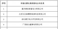 冀北新增北京推送的6家售電公司 另有業(yè)務(wù)范圍、注冊(cè)信息變更的4家售電公司手續(xù)生效
