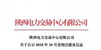 陜西公示8家售電公司（3家北京推送）及2家售電公司的注冊信息變更申請