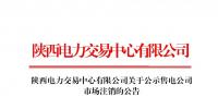 陜西電力交易中心對4家售電公司進(jìn)行市場注銷
